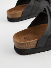 Black Edit Leather Mules - Image 6 of 7