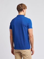 U.S. Polo Assn. Bright Blue Regular Fit Pique 100% Cotton Polo Shirt - Image 2 of 8