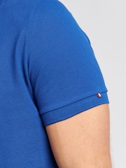 U.S. Polo Assn. Bright Blue Regular Fit Pique 100% Cotton Polo Shirt - Image 5 of 8