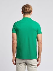 أخضر - قميص بولو منسوج من القطن 100%، تلبيس قياسي من U.S. Polo Assn. - صورة 2 من 8