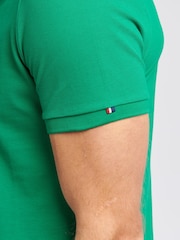 أخضر - قميص بولو منسوج من القطن 100%، تلبيس قياسي من U.S. Polo Assn. - صورة 5 من 8