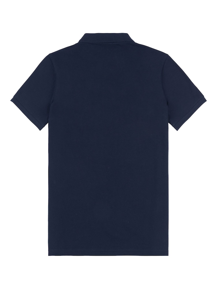 Темно-синий - U.S. Polo Assn. стандартний крий Pique 100% Cotton сорочки поло - Image 8 of 9