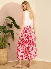 Fusta Maxi Imprimată Love & Roses - Image 3 of 4