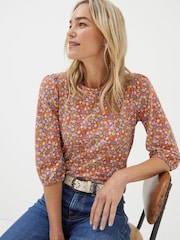 FatFace Gradient Floral Top - Bild 1 von 5