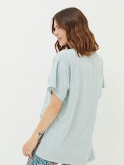 FatFace Abi Blue Tunic T-Shirt - Image 2 of 5