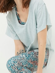FatFace Abi Blue Tunic T-Shirt - Image 4 of 5