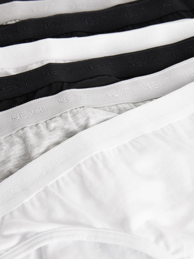 Black/White Bikini Briefs 7 Pack (5-16yrs) - Image 3 of 3