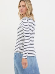FatFace Breton White T-Shirt - Image 2 of 5
