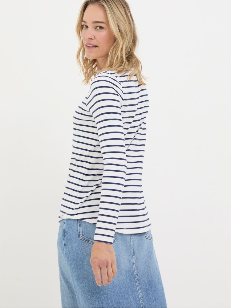 FatFace Breton White T-Shirt - Image 2 of 5