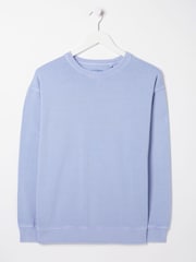 FatFace Georgia Blue Crew Sweatshirt - Image 4 of 4