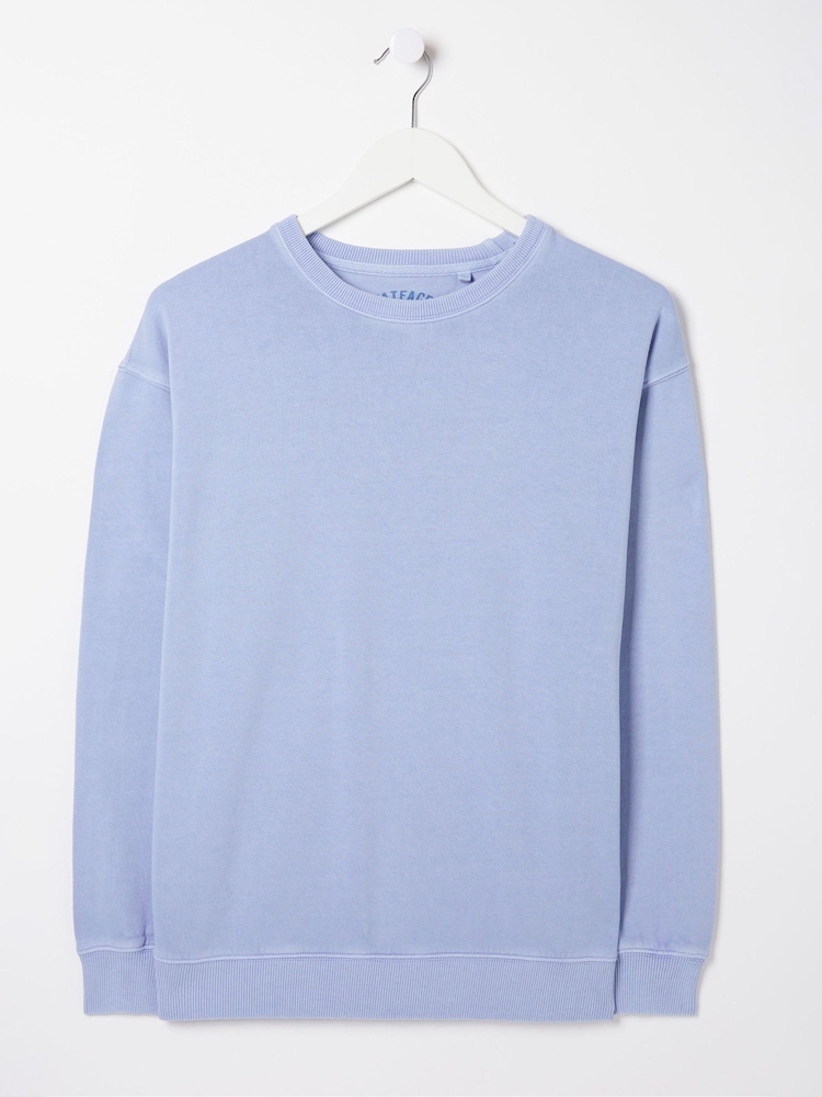 FatFace Georgia Blue Crew Sweatshirt - Image 4 of 4