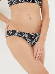 FatFace Cayton Black Geo Reversible Bikini Bottoms - Image 3 of 5