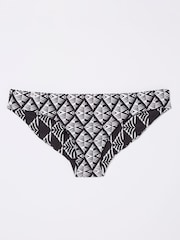 FatFace Cayton Black Geo Reversible Bikini Bottoms - Image 4 of 5