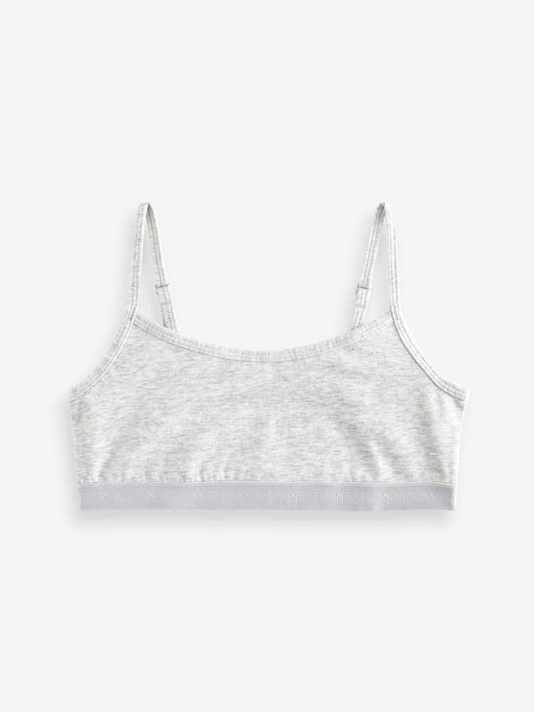 Black/White Strappy Crop Tops 3 Pack (5-16yrs) - Image 2 of 5
