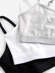 Black/White Strappy Crop Tops 3 Pack (5-16yrs) - Image 5 of 5