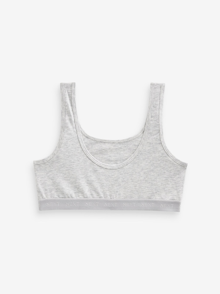 Monochrome Scoop Crop Tops 3 Pack (5-16yrs) - Image 2 of 3