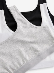 Monochrome Scoop Crop Tops 3 Pack (5-16yrs) - Image 3 of 3