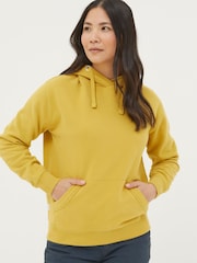 FatFace Yellow Overhead Hoodie - Image 1 of 5