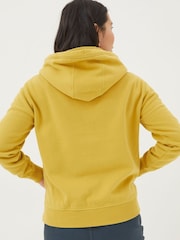 FatFace Yellow Overhead Hoodie - Image 2 of 5