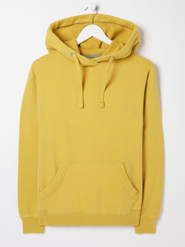 FatFace Yellow Overhead Hoodie - Image 5 of 5
