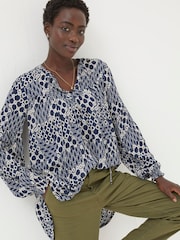 FatFace Georgie Tunika in geometrischem Patchwork-Design - Bild 1 von 5