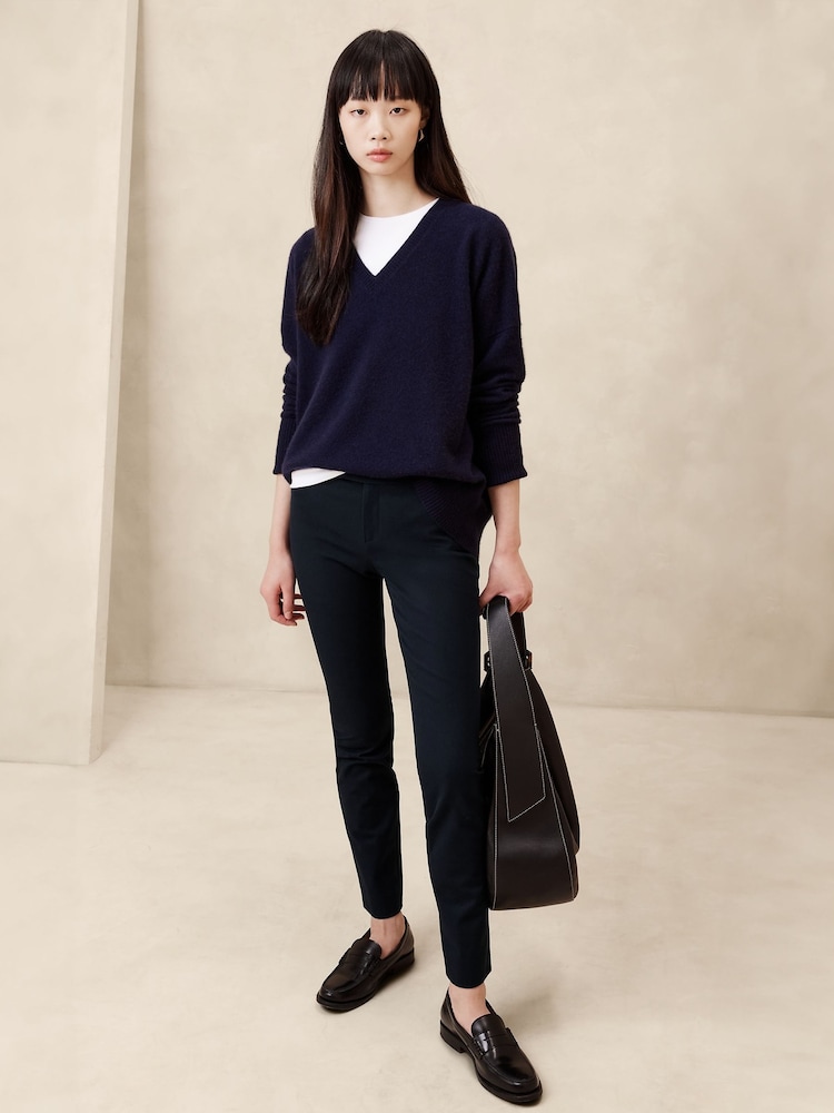 Banana Republic Blue Skinny Sloan Trousers - Image 1 of 4