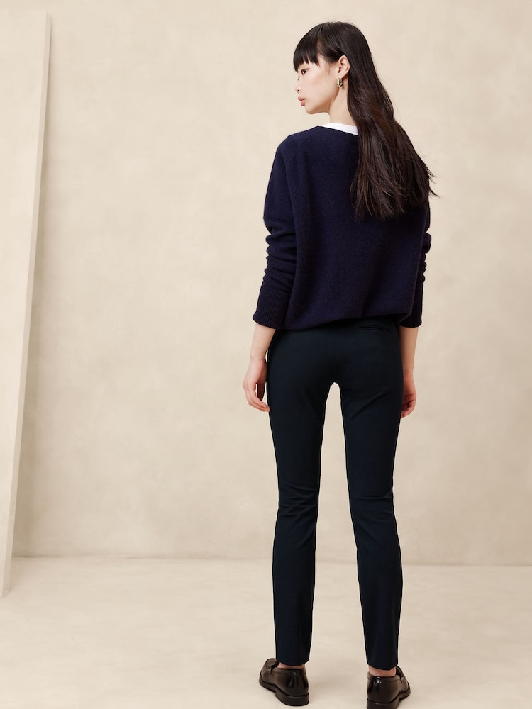 Banana Republic Blue Skinny Sloan Trousers - Image 2 of 4