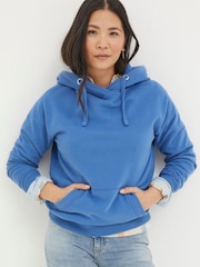 FatFace Blue Overhead Hoodie - Image 1 of 4