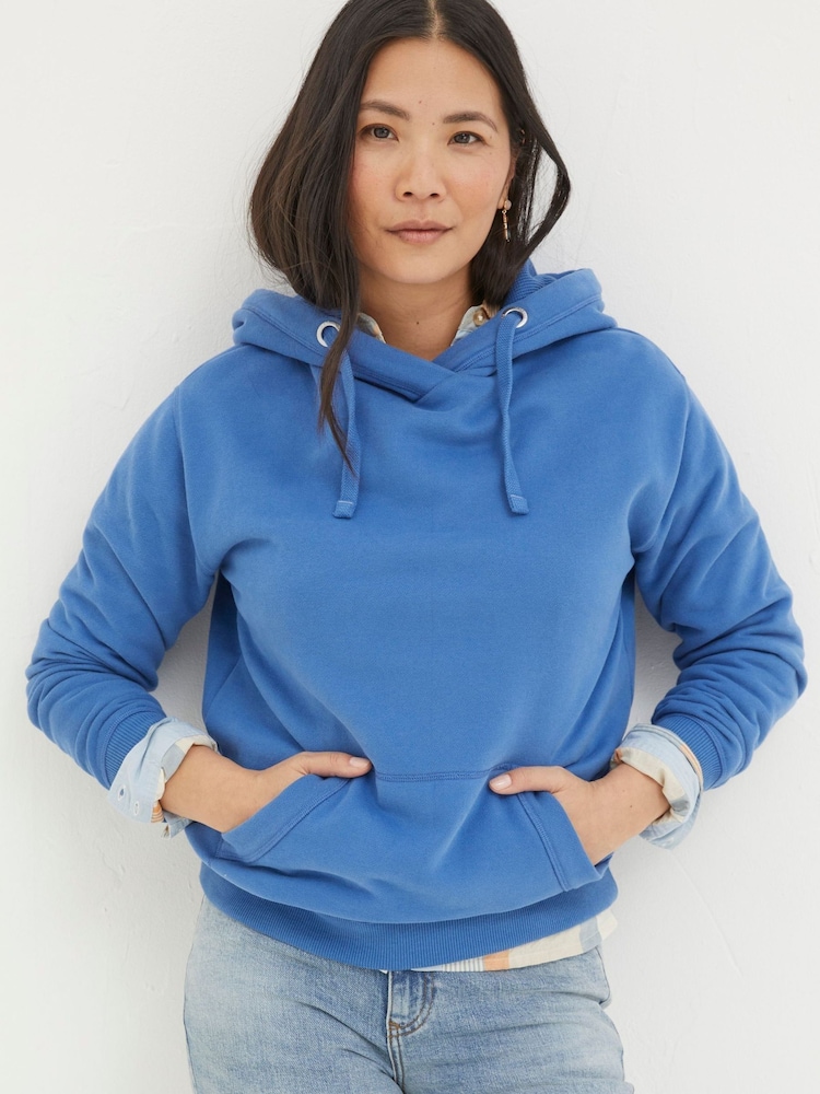FatFace Blue Overhead Hoodie - Image 1 of 4