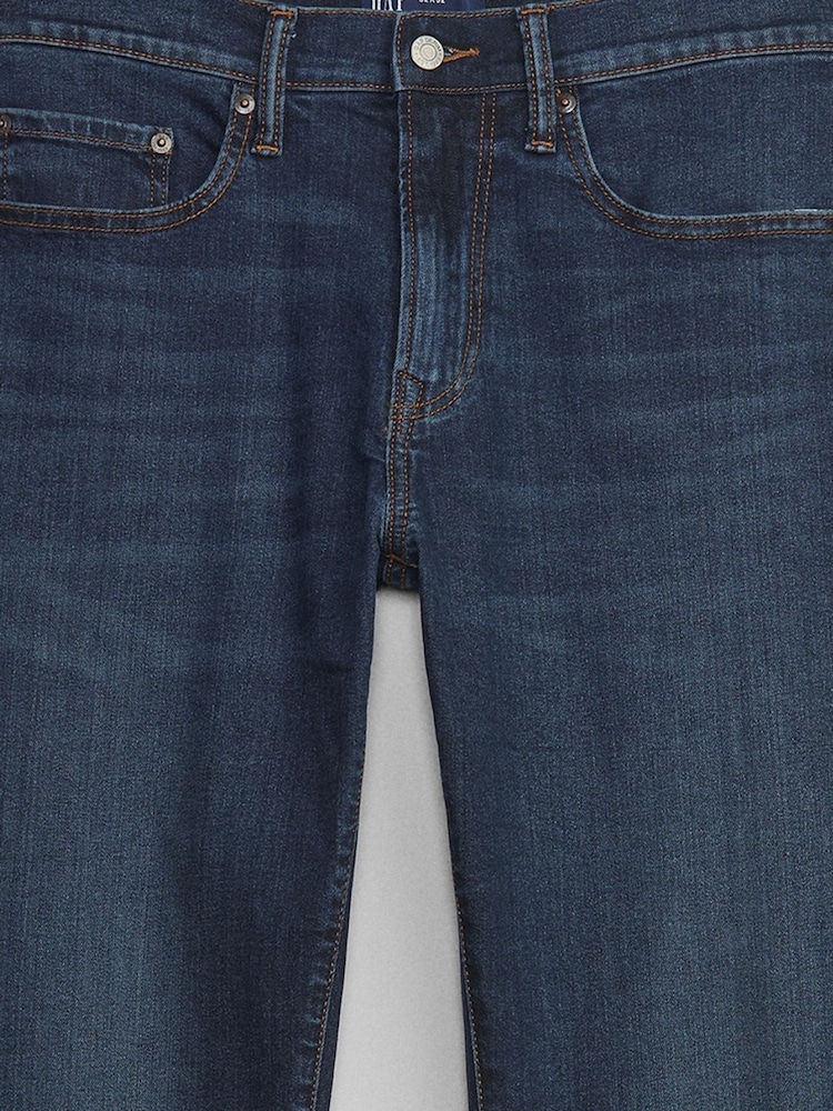 Gap Dark Wash Blue Slim Fit Comfort Stretch Jeans - Image 7 of 7