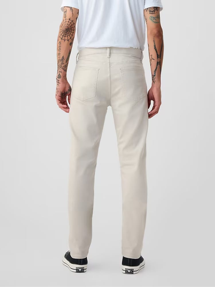 Cream - Blugi slim fit Gap Everyday Croială - Image 3 of 5