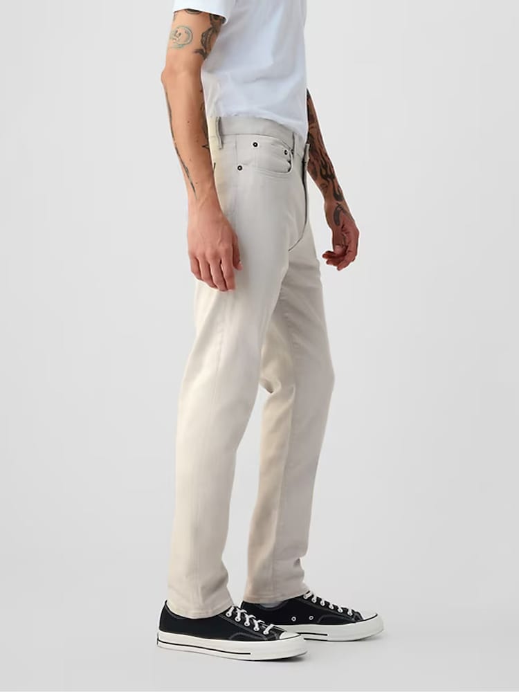Cream - Blugi slim fit Gap Everyday Croială - Image 4 of 5