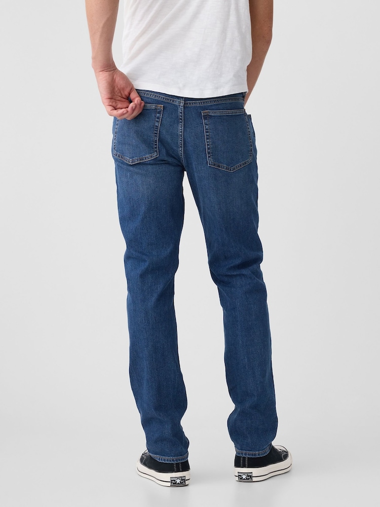 Niebieski - Gap Slim Fit Comfort Stretch Jeans - Image 3 of 9