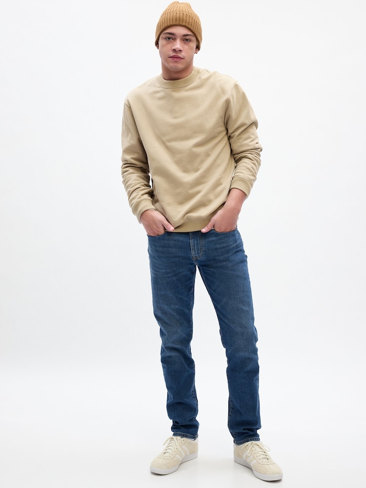 Niebieski - Gap Slim Fit Comfort Stretch Jeans - Image 5 of 9