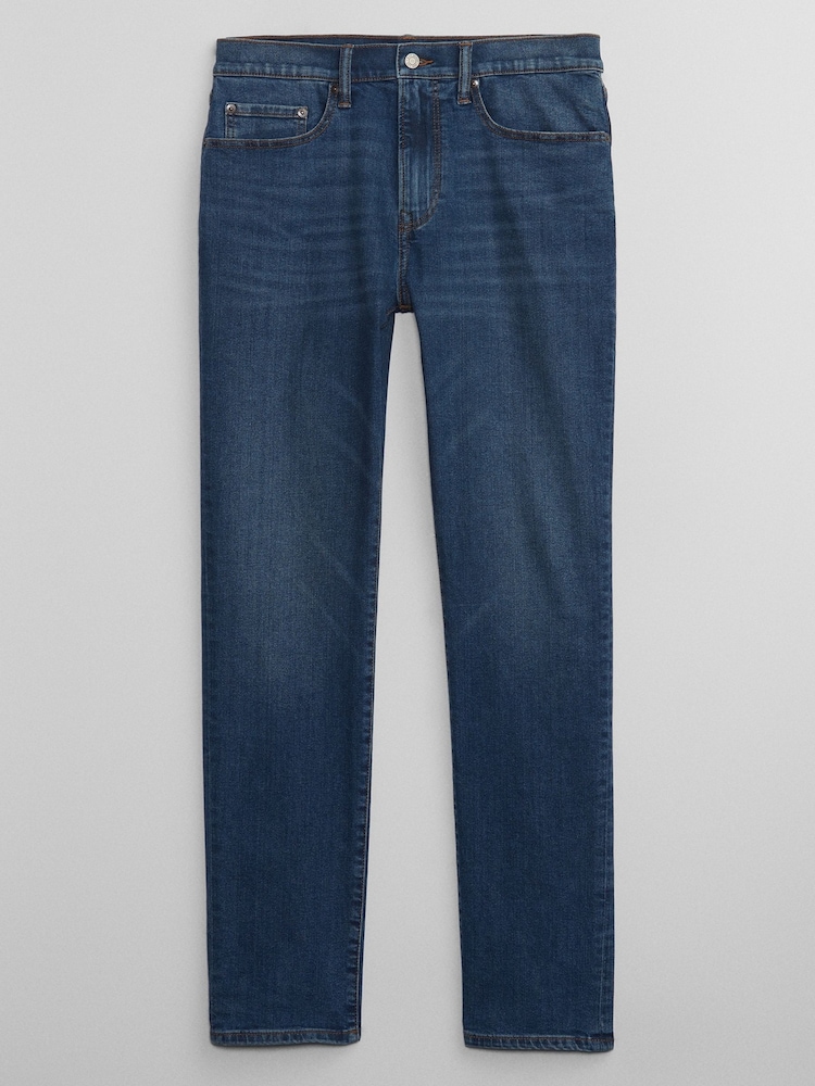 Niebieski - Gap Slim Fit Comfort Stretch Jeans - Image 7 of 9