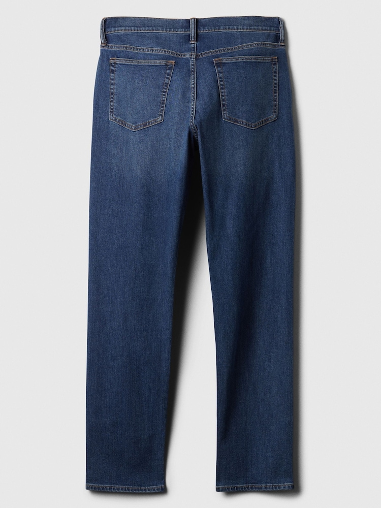 Niebieski - Gap Slim Fit Comfort Stretch Jeans - Image 8 of 9