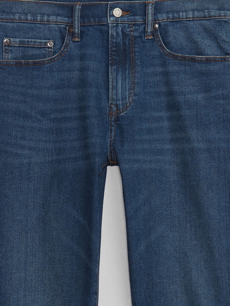 Синий - Gap Слим фит Комфорт Стрейчевый Джинс - Изображение 9 из 9 Синий - Gap Слим фит Комфорт Стрейчевый Джинс - Изображение 9 из 9