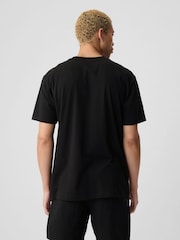 Gap Black Original Pocket 100% Cotton Crew Neck Short Sleeve T-Shirt - Image 2 of 7