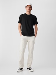 Gap Black Original Pocket 100% Cotton Crew Neck Short Sleeve T-Shirt - Image 6 of 7