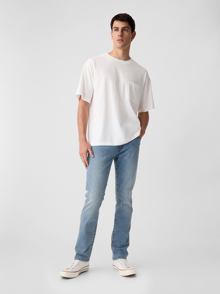 Gap Light Wash Blue Slim Fit Comfort Stretch Jeans - Image 1 of 7