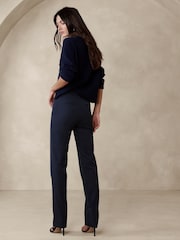 Banana Republic Blue Straight Sloan Trousers - Image 2 of 4