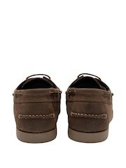 Lotus Brown Leather Boat Shoes - Image 3 of 4
