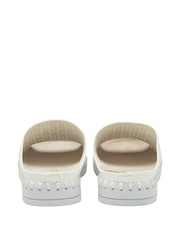 Lotus White Open Toe Mule Sandals - Image 3 of 4