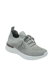 siva - Lotus Casual Knit Trainers - Slika 1 iz 4