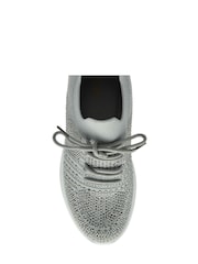 siva - Lotus Casual Knit Trainers - Slika 4 iz 4