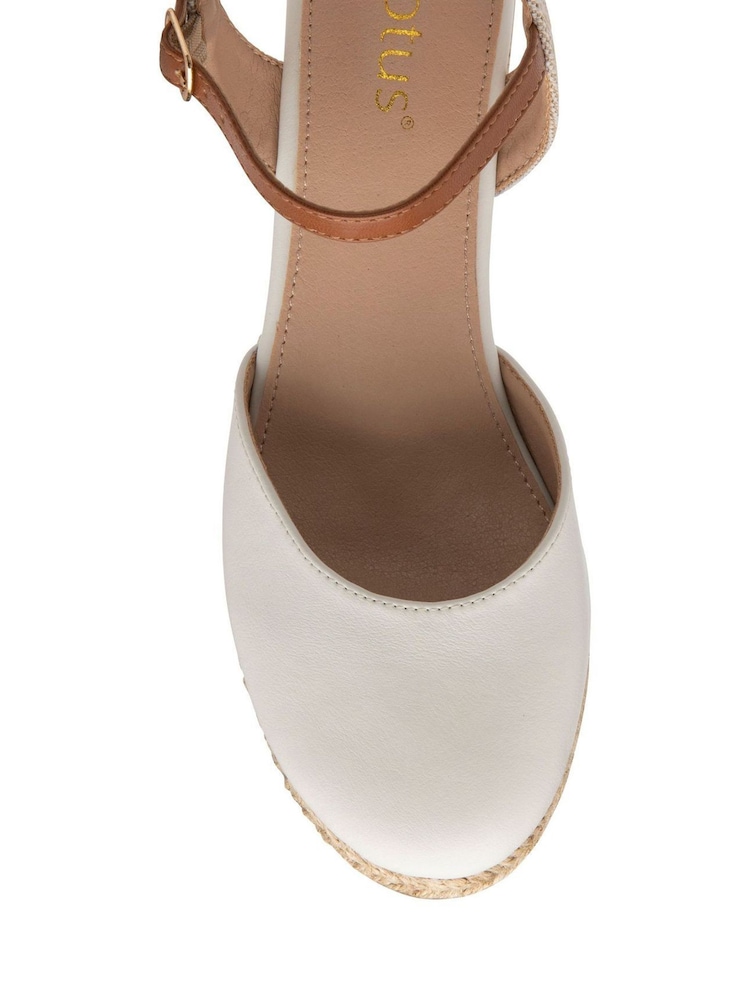 Weiß - Lotus Espadrilles mit Keilabsatz - Image 4 of 4
