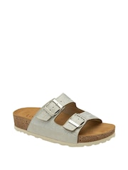 Lotus Silver Casual Mule Sandals - Image 1 of 4