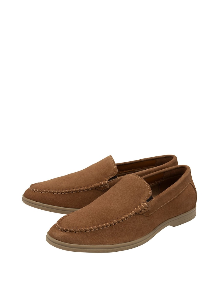 Lotus Brown Casual Slip On Driving Shoes - Image 2 of 4 Lotus Brown Casual Slip On Driving Shoes - Image 2 of 4
