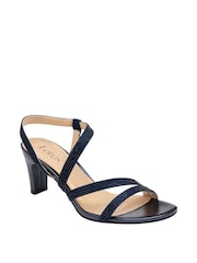 Lotus Blue Diamante Ocassion Sandals - Image 1 of 4