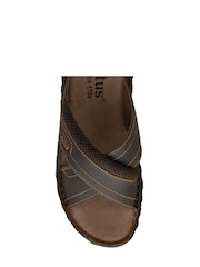 Lotus Tan Brown Casual Mens Sandals - Image 4 of 4